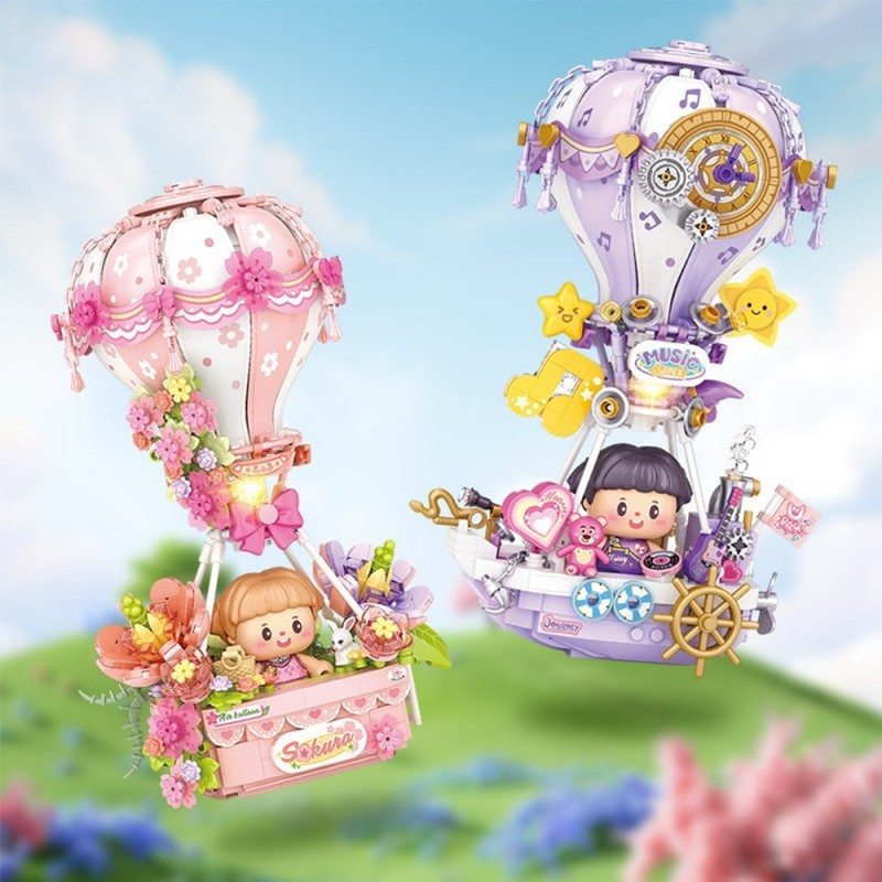 Loz Parachute Series Mini Block Hot Air Balloon NO.4114