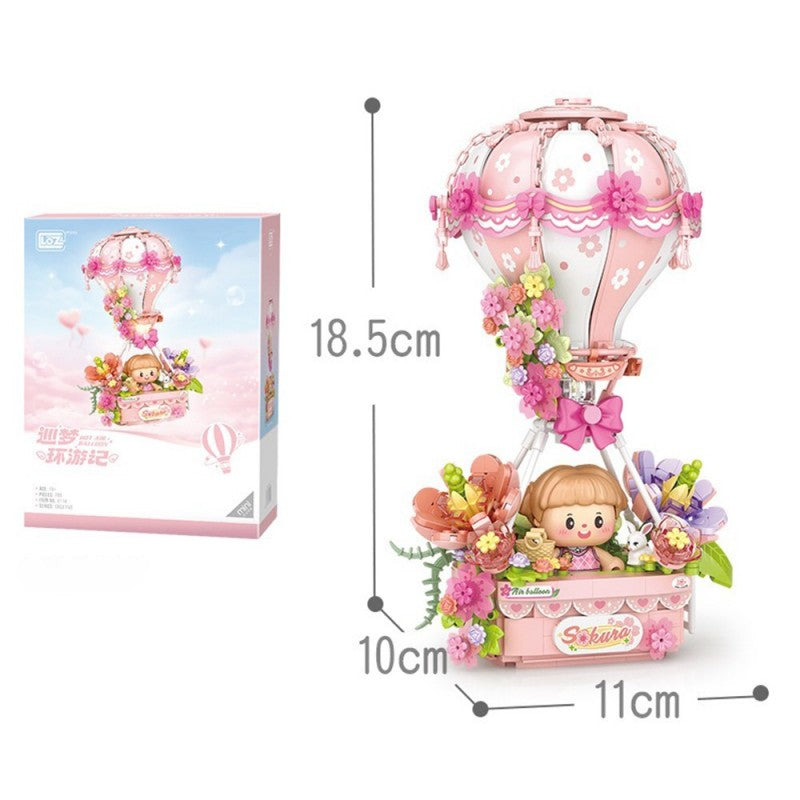 Loz Parachute Series Mini Block Hot Air Balloon NO.4114