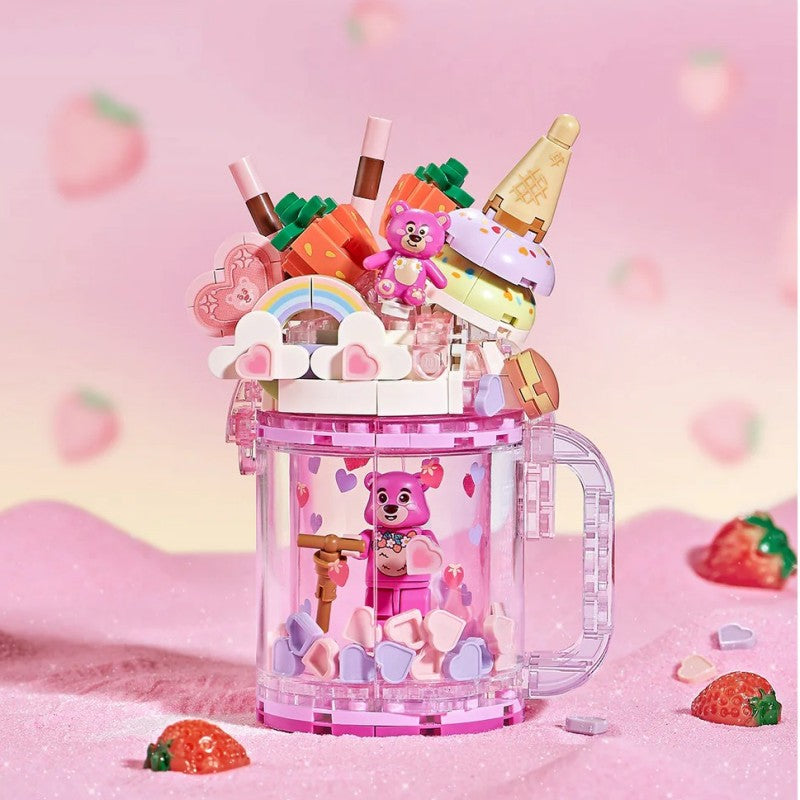 Loz Mini Blocks Quicksand Cup Strawberry NO.4201