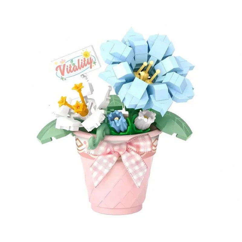 Loz Mini Blocks Gentiana Flowers NO.8835