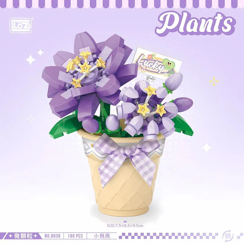 Loz Mini Building Blocks Flowers Delphinium NO.8838