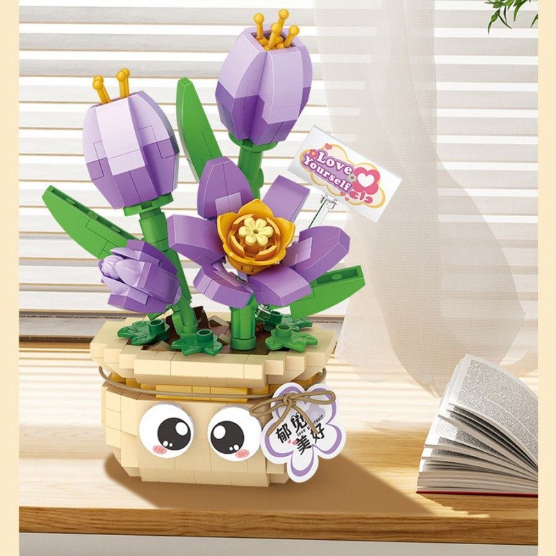 LOZ Mini Building Bricks Tulip NO.8842