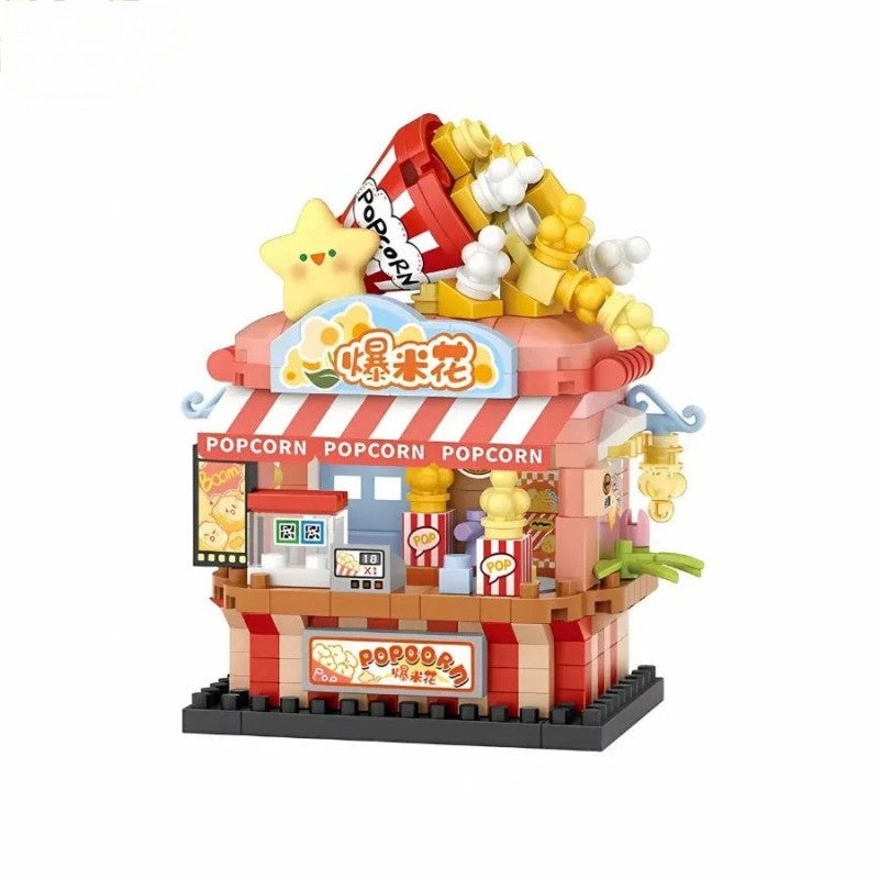 Loz Mini Block Street Shop Series Popcorn Coffee NO.8851