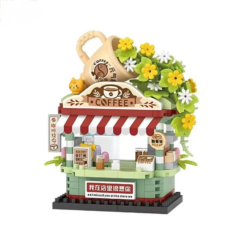 Loz Mini Block Street Shop Series Coffee Shop NO.8852