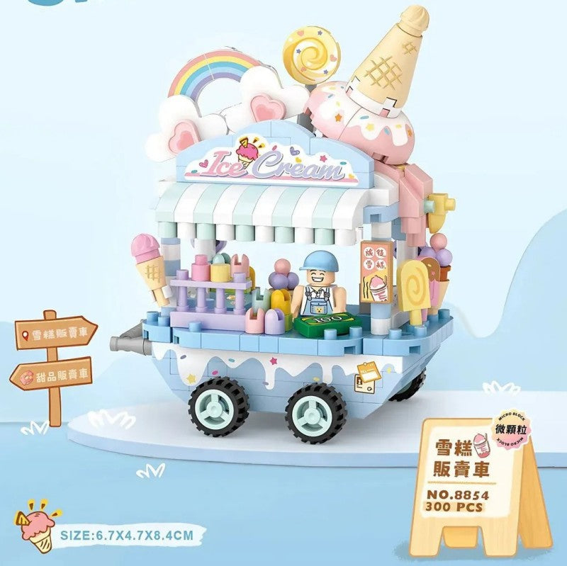 Loz Mini Blocks Sweet Ice Cream Cart NO.8854