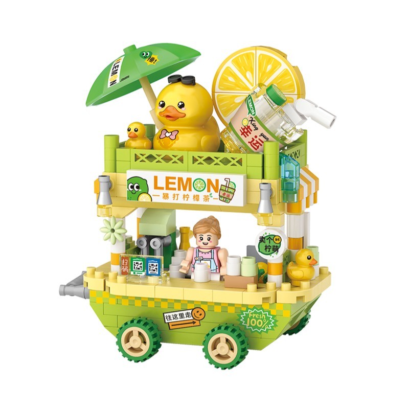 Loz Mini Building Blocks Drinks Vending Cart NO.8856