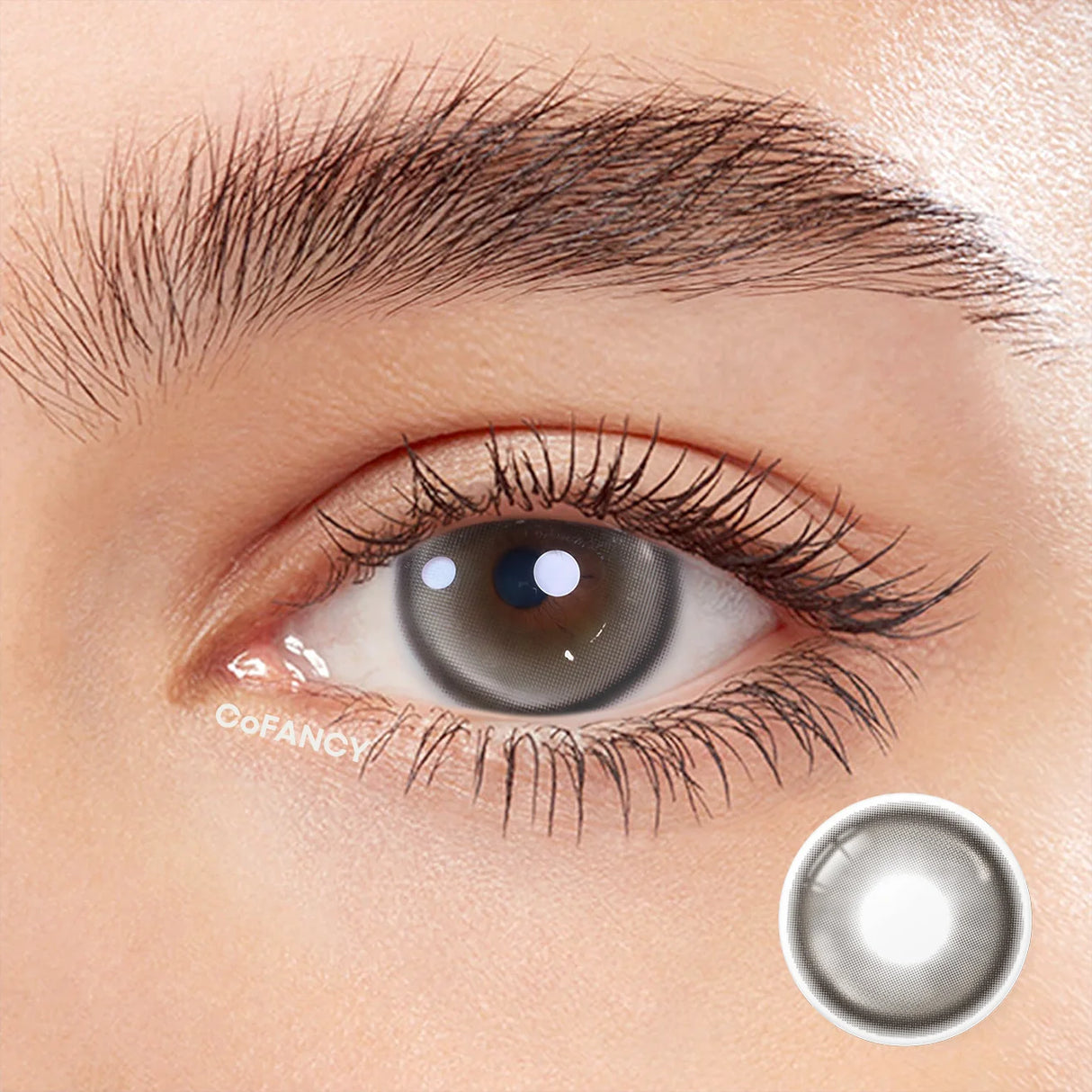 CoFancy 1-Day Colored Contact Lens Fab Camellia ±000 10pcs