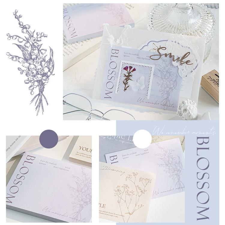 Mo Card Simple Life Sticky Notepad Filling The Air With Fragrance