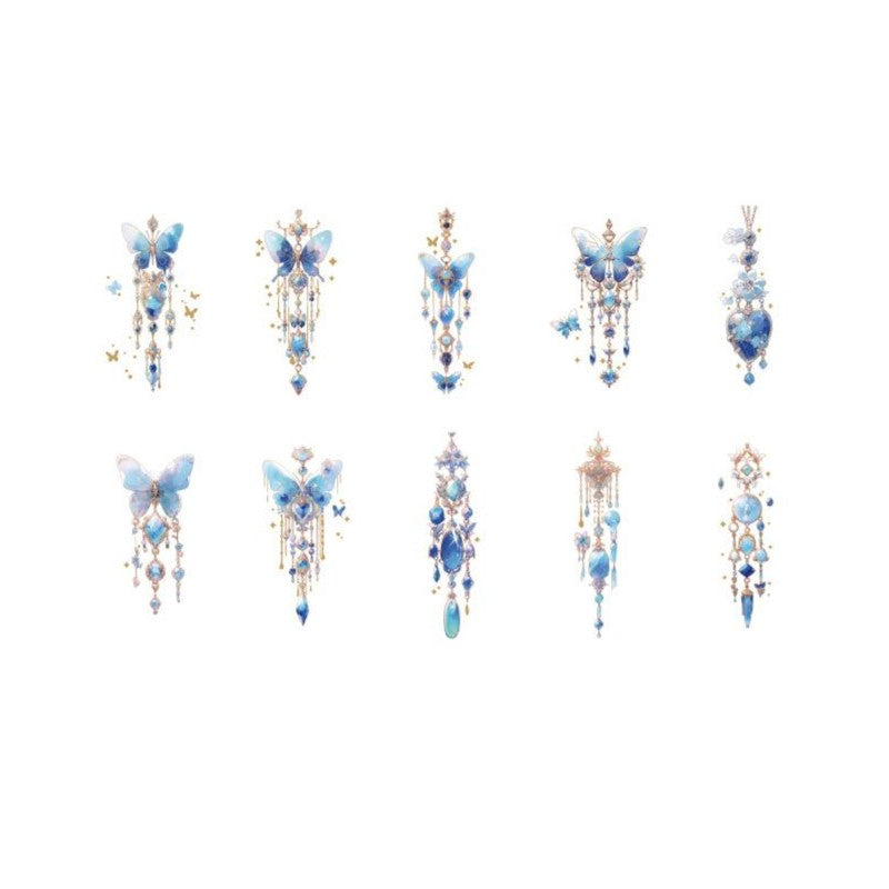 Mo Card PET Sticker Pack Meteor Blue Gem