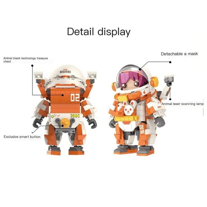 Jaki X-plant Astronaut Cartoon Ornaments JK9108