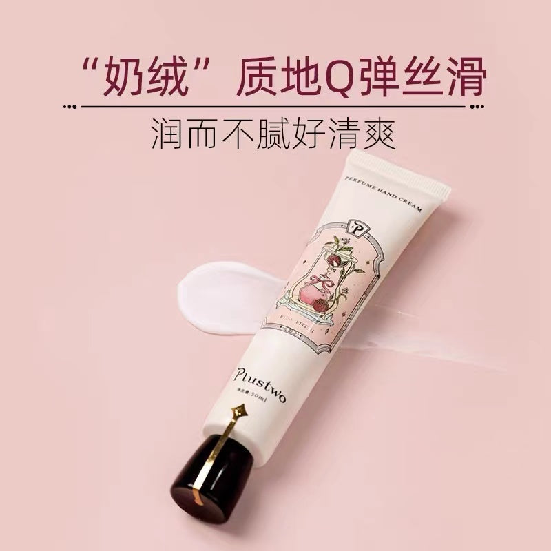 Plustwo Fragrance Hand Cream Rose & Lychee 50g
