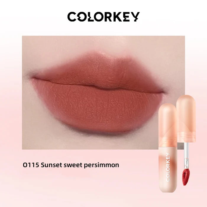 Colorkey Fluffy Mousse Lip Mud #O115 Sunset Sweet Persimmon