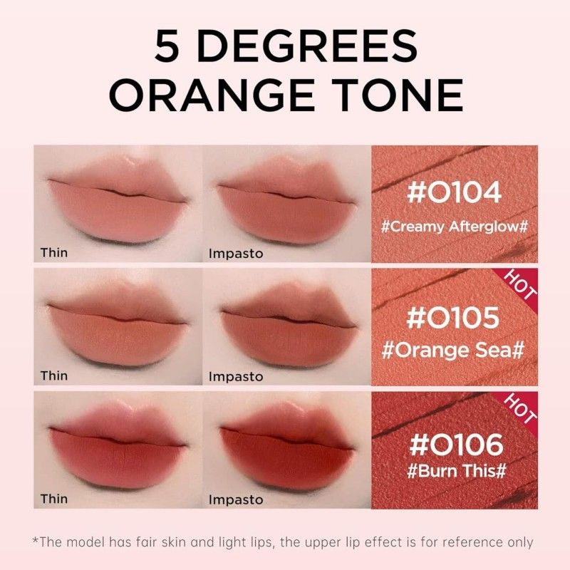 Colorkey Fluffy Mousse Lip Mud #O115 Sunset Sweet Persimmon