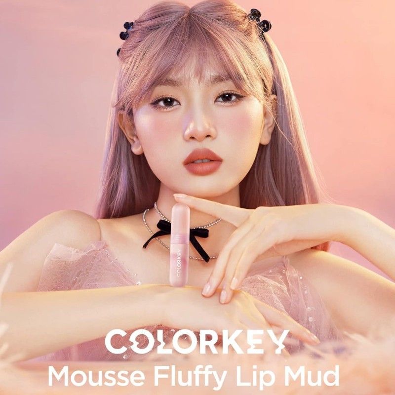 Colorkey Fluffy Mousse Lip Mud #O115 Sunset Sweet Persimmon