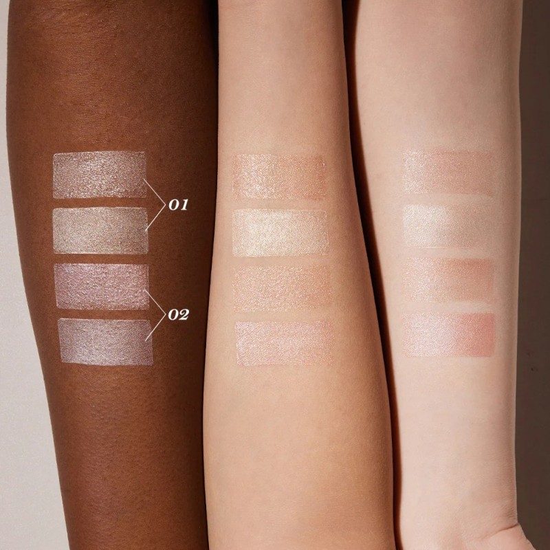 Flower Knows花知晓贝壳珍珠系列双头卧蚕笔#02蜜桃粉