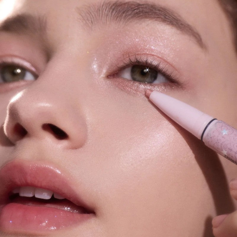 Flower Knows花知晓贝壳珍珠系列双头卧蚕笔#02蜜桃粉