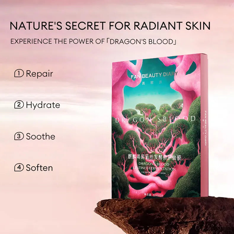 Fan Beauty Diar龙血面膜补水保湿舒缓 5片