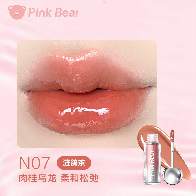 Pink Bear Tinted Lip Gloss #N07 Cinnamon Oolong