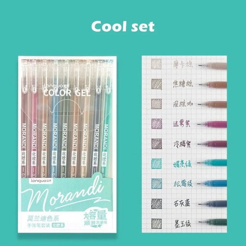 Languo Morandi Mark Gel Pen Set D0222