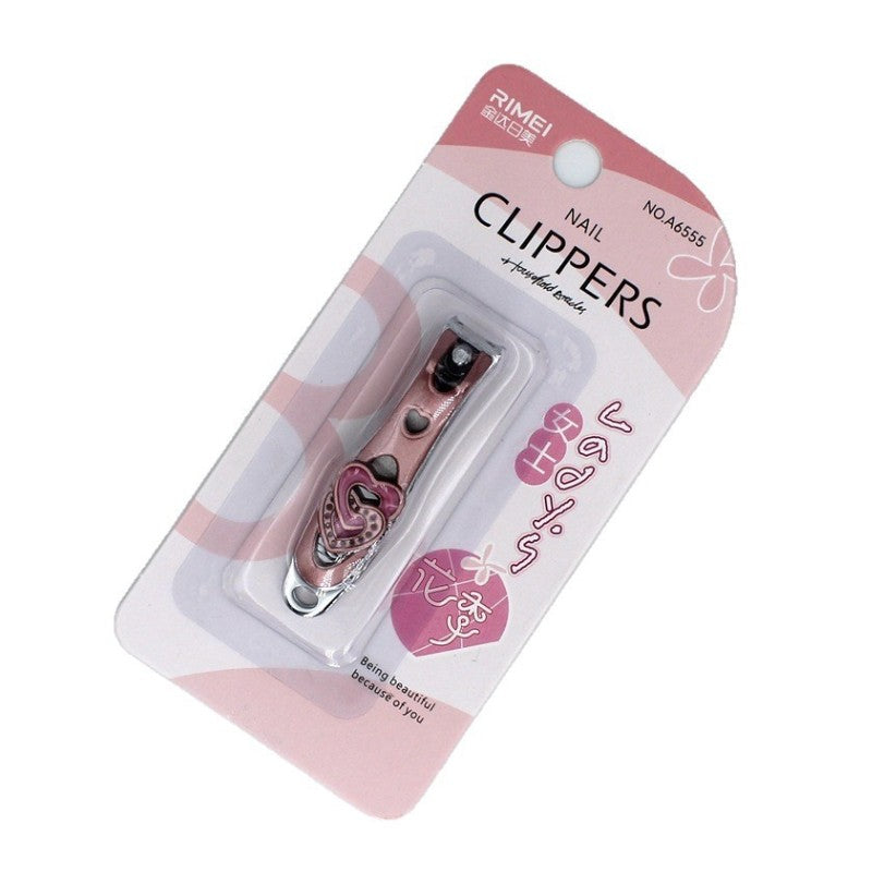 Rimei Pink Carbon Steel Nail Clipper A6555