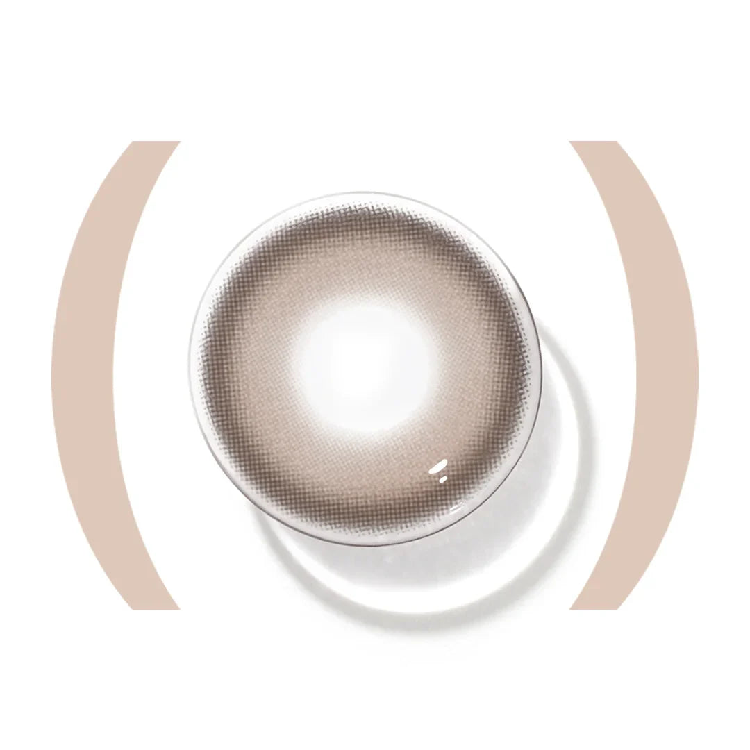 CoFancy 1-Day Colored Contact Lens Sweet Brown -4.50 10pcs