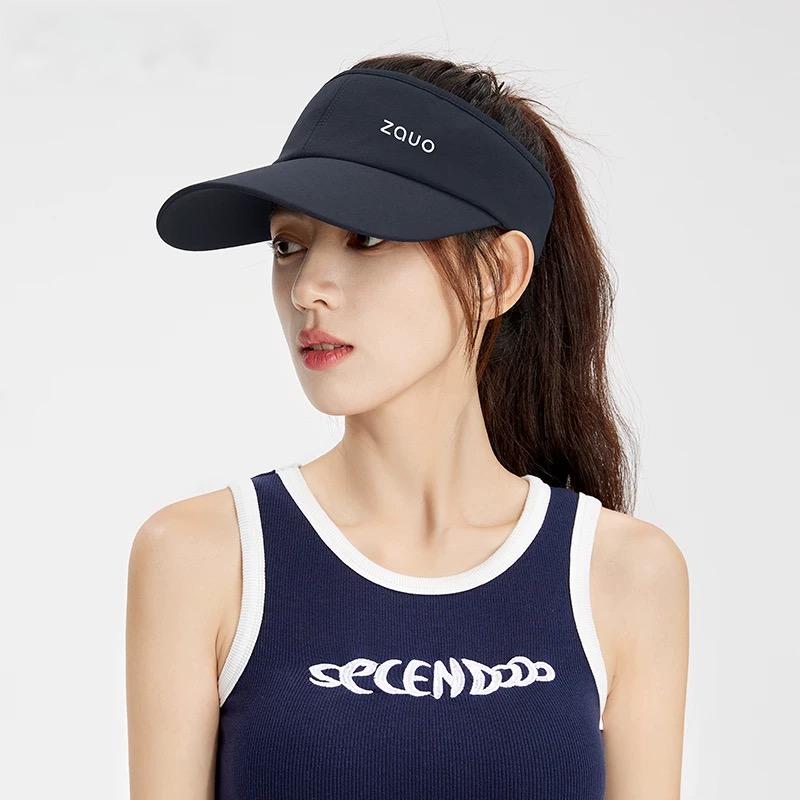 Zauo Sun Protection Hollow Top Running Hat