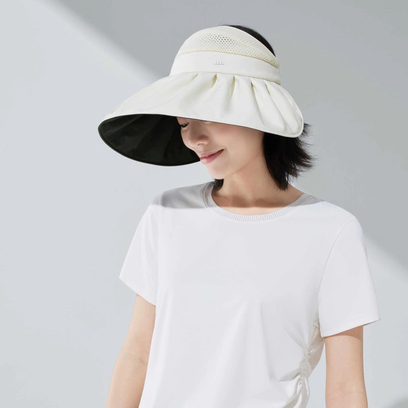 Beneunder Women's Shell Sun Hat UPF50+ Ivory Beige