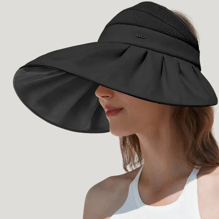 Beneunder Cloud Shade Shell Sun Hat UV Protection Black