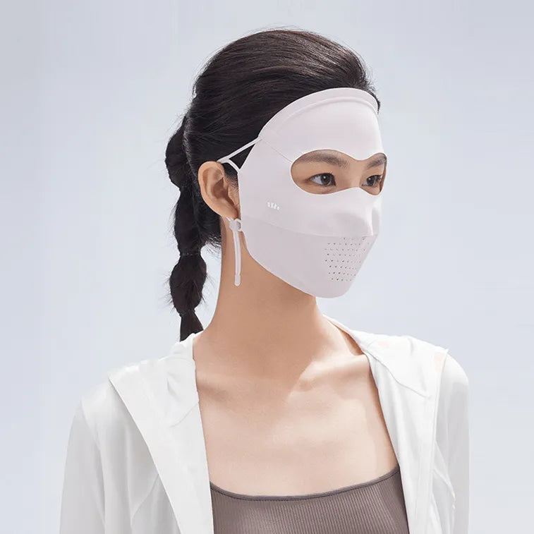 Beneunder Cooling Sun Protection Face Mask Light Lotus Pink