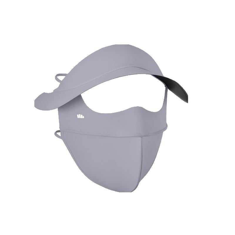 Beneunder Brimmed Full Face Sunscreen Mask Deep Gray