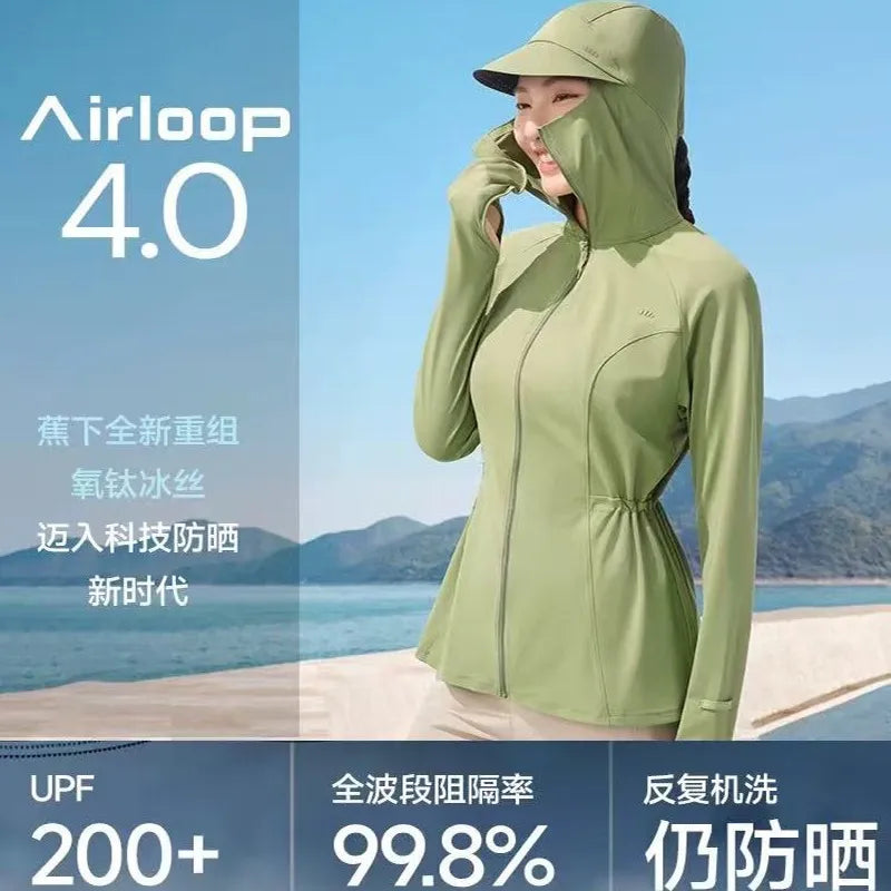 Beneunder UV Protection Sunscreen Clothing AL823 Wild Green XL