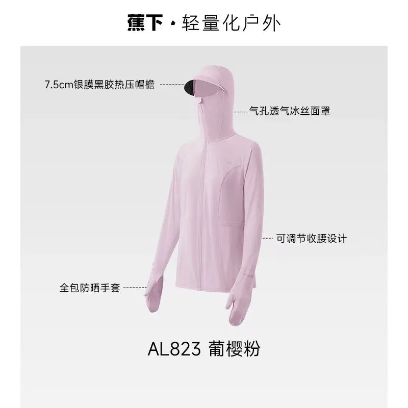 Beneunder Sunscreen Clothing Grape Cherry Pink AL823 XL