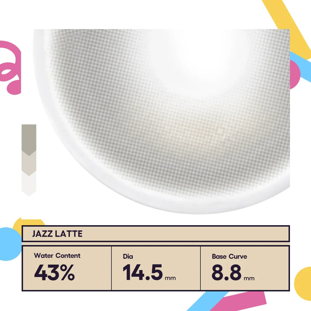 CoFancy Chupa Chups 1-Day Colored Contact Lens Jazzy Latte ±000 10pcs