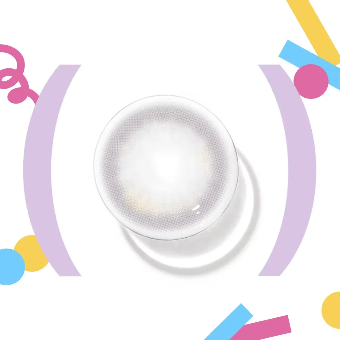 CoFancy 1 Day Colored Contact Lens Electro Grape ±000 10pcs ( Water Content: 43% )