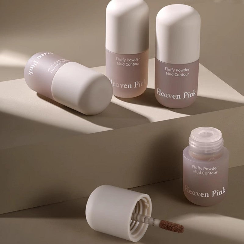 Heaven Pink Fluffy Powder Mud Contour #C03 Red Brown