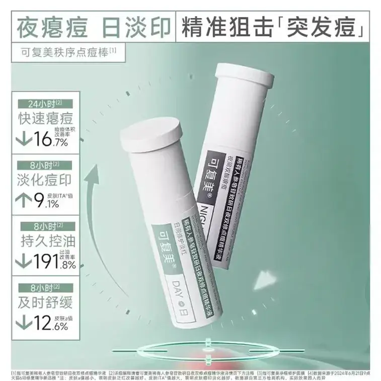 Kefumei Rare Ginseng Saponin Anti-Acne Essence Refill Daily + Night Use 5ml + 5ml