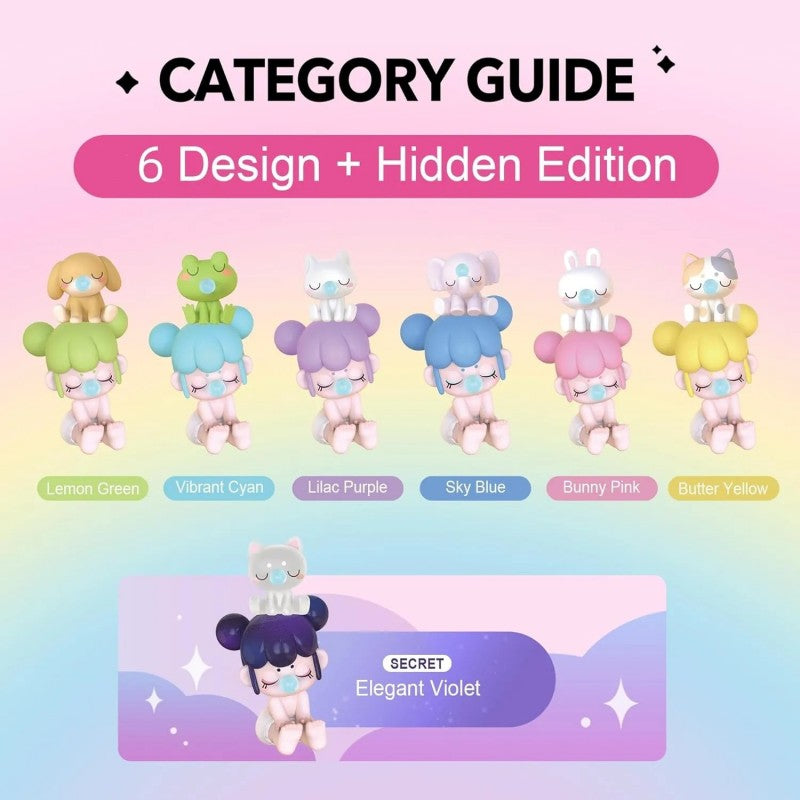 Rolife Nanci Baby Seatmates Series Blind Box 1pcs