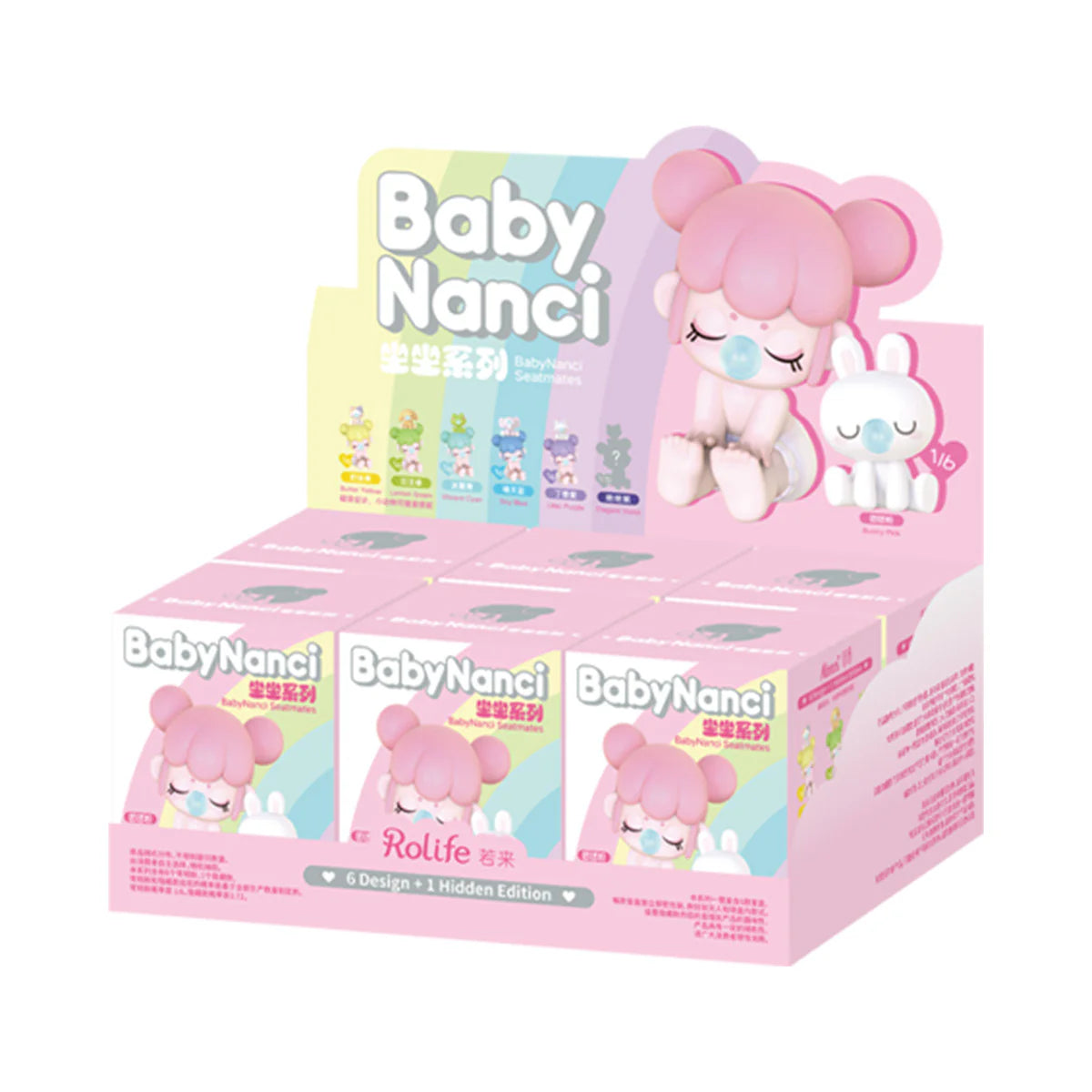 Rolife Baby Nanci Seatmates Series Blind Box 6pcs