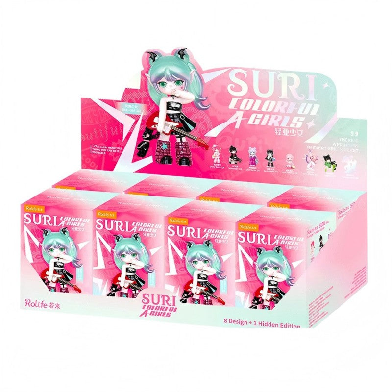 Rolife Suri Colorful Girls Series Blind Box 8pcs