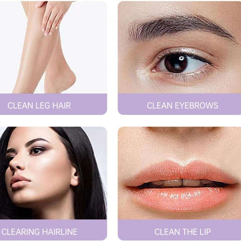 Smooth Plastic Anti-scratch Eyebrow Razors