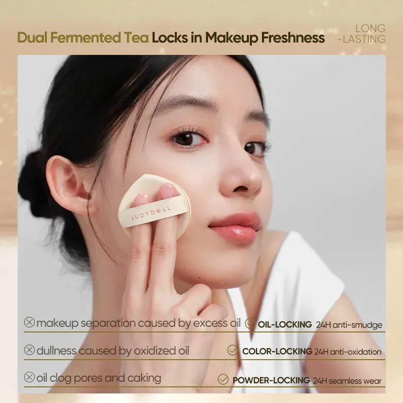 Judydoll Dual Fermented Tea Cushion Foundation #N30 Medium Skin With Natural Tone