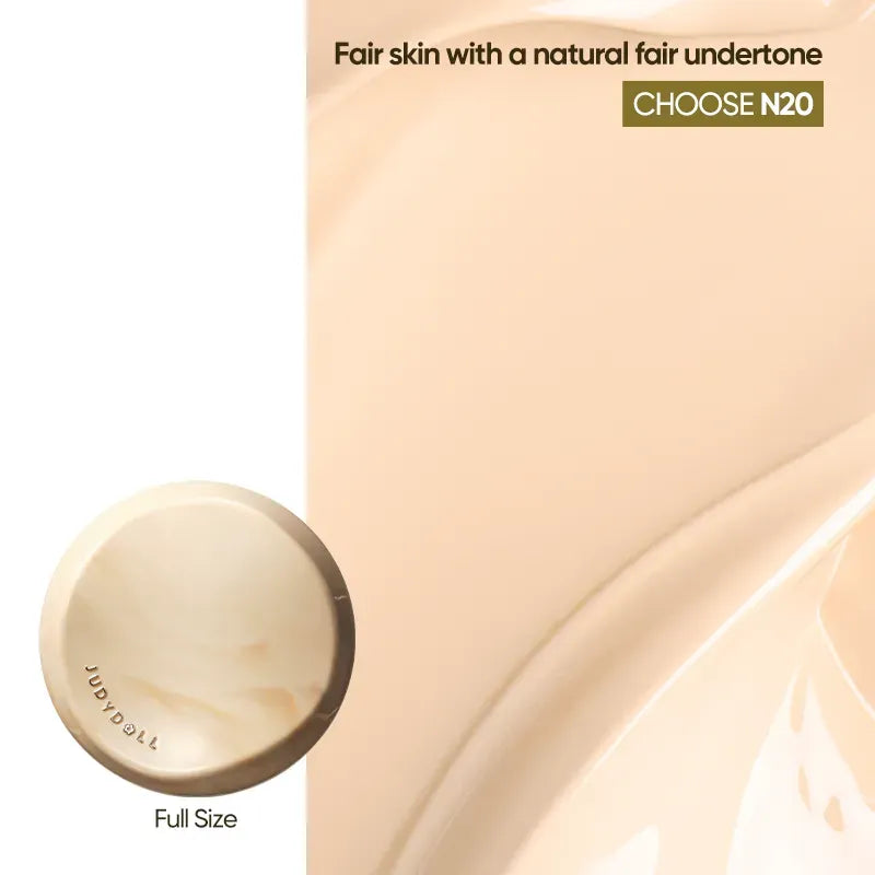 Judydoll Dual Fermented Tea Cushion Foundation #N20 Fair Skin With Natural Fair Undertone