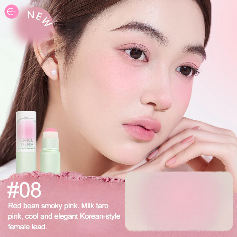Chioture Just Poke Blush Stick #08 Smokey Pink