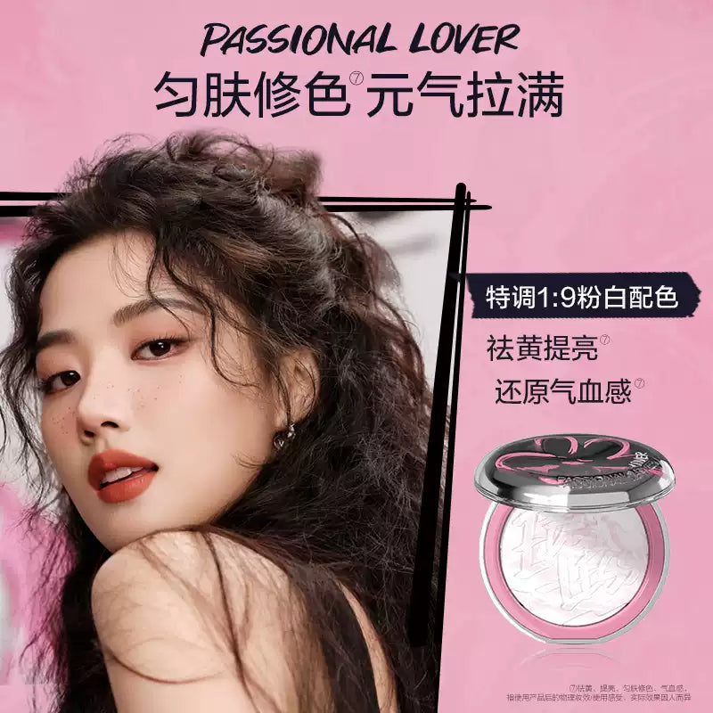 Passional Lover Transparent Nude Skin Pressed Powder #W02 Pink 9g