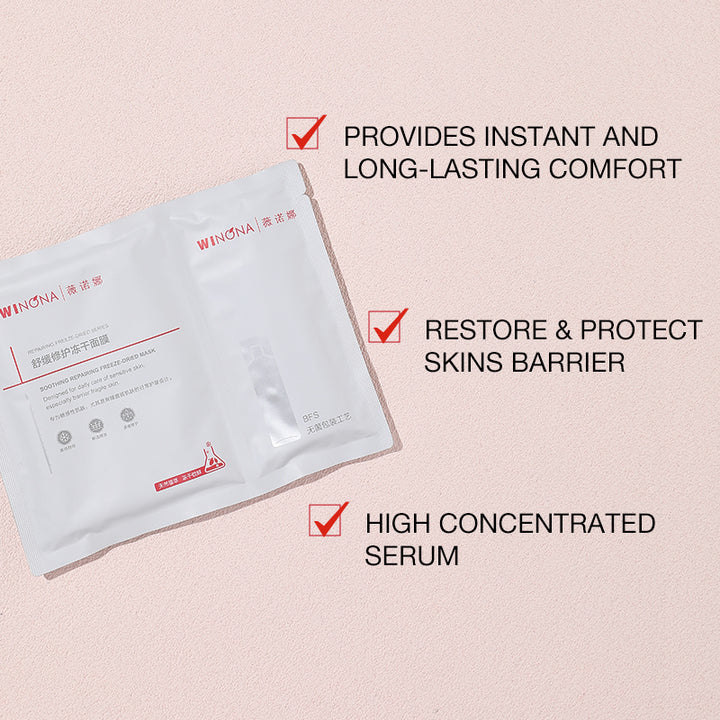 Winona Soothing Repairing Freeze-Dried Mask 6pcs