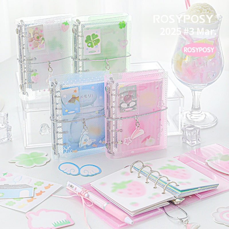 Rosy Posy Dialog Box M5 Journal Strawberry