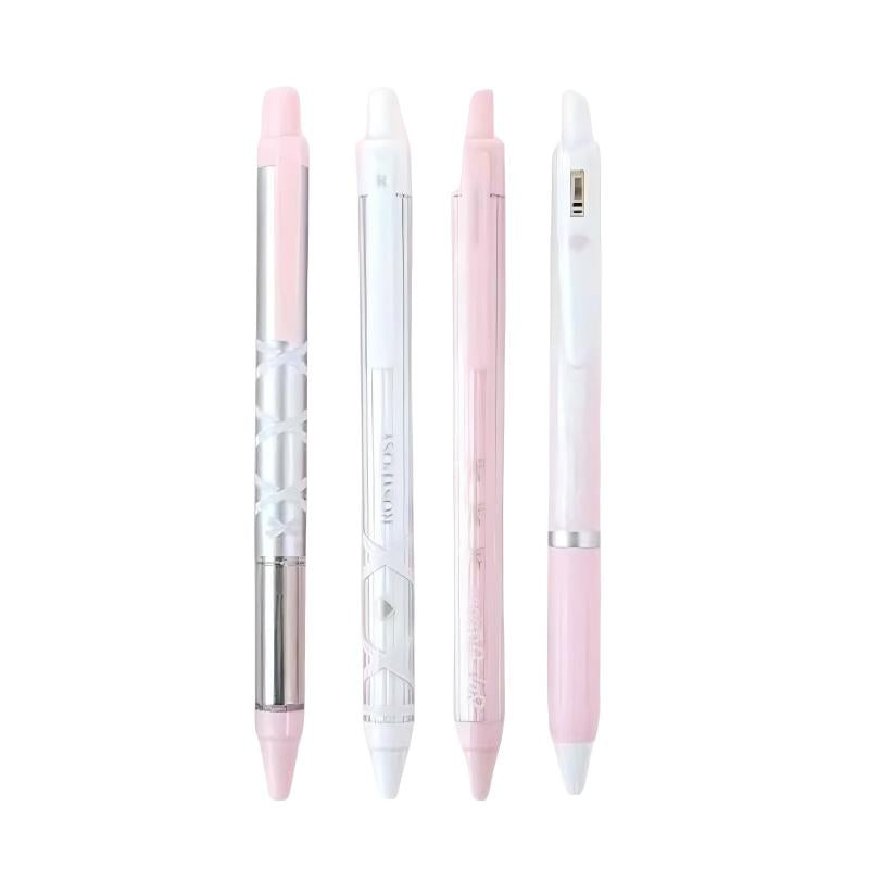 Rosy Posy Soft Ballet Ribbon Gel Pen Pink 4pcs
