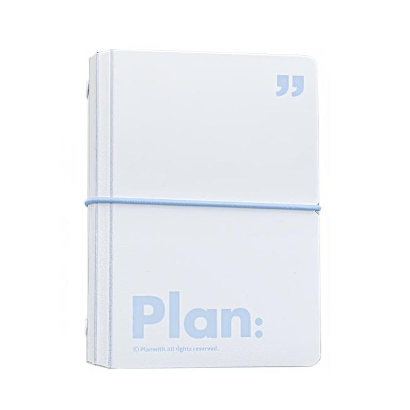 Planwith Pocket Loose-Leaf Notebook A7 White