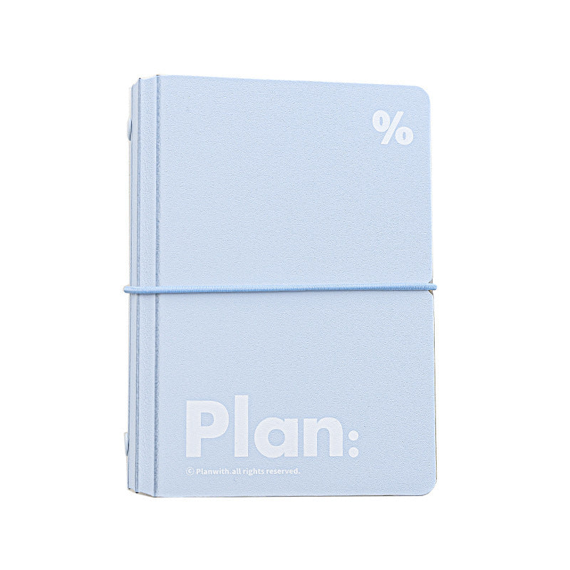 Planwith Pocket Loose-Leaf Notebook A7 Blue