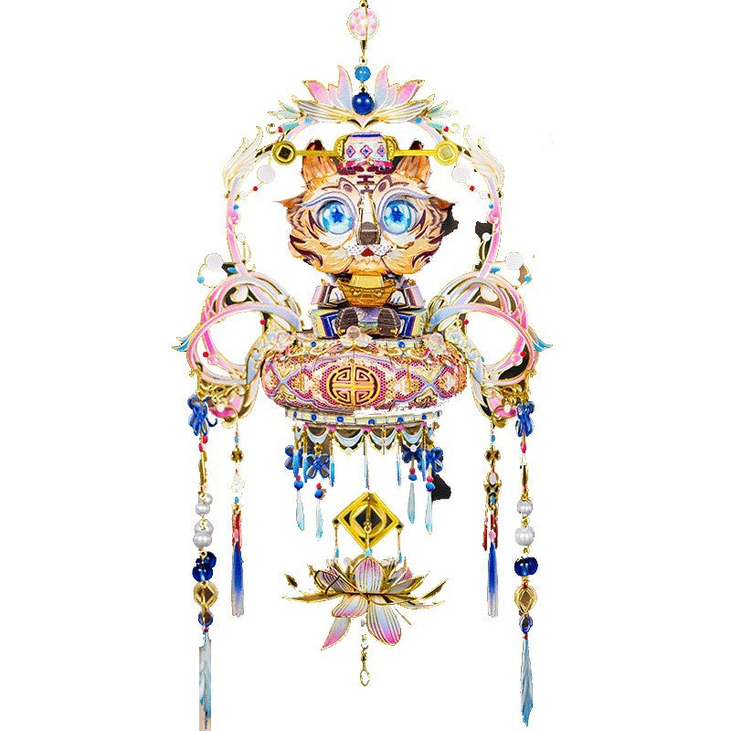 Art Model Metal Assembly Model Cute Tiger YM-N151-II